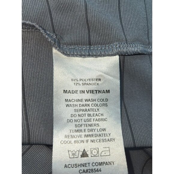 FOOTJOY FJ Men's Gray Striped Golf Polo Large - Picture 6 of 8